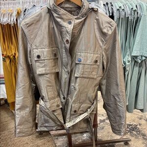 Burberry With Packable Hood Beige Jacket